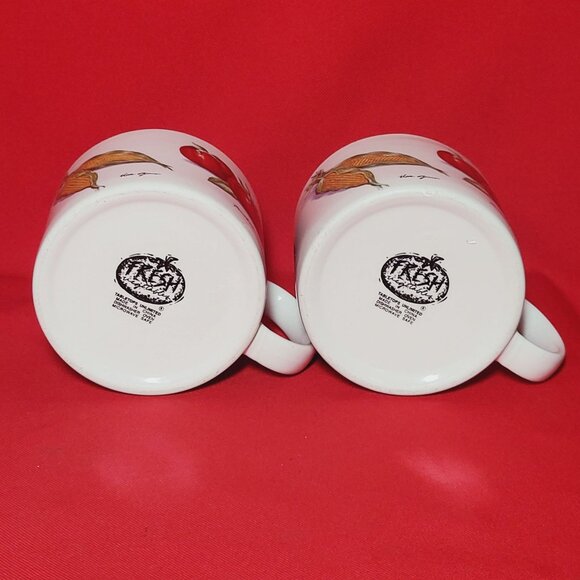 Tabletops Unlimited Fresh Vegetables Cup Mug Set of 2 - Picture 7 of 12